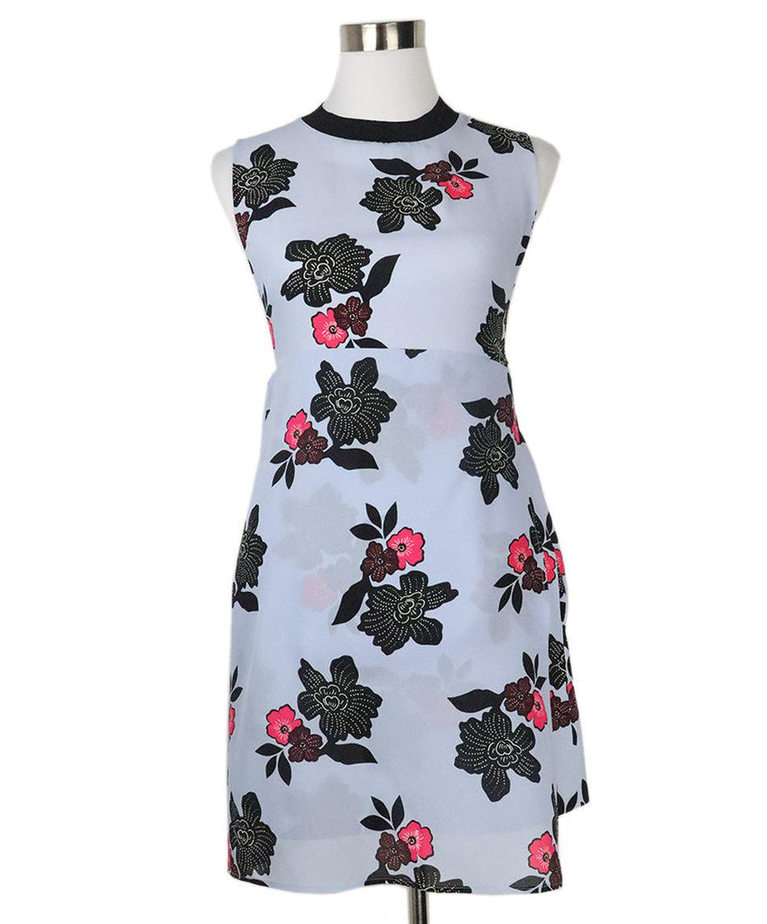 A.L.C. Blue Floral Print Dress sz 0 - Michael's Consignment NYC