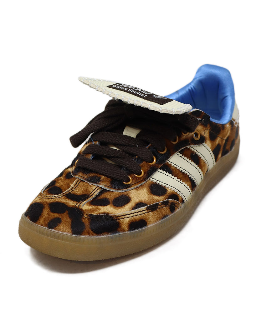 Adidas x Wales Bonner Leopard Fur Sneakers 