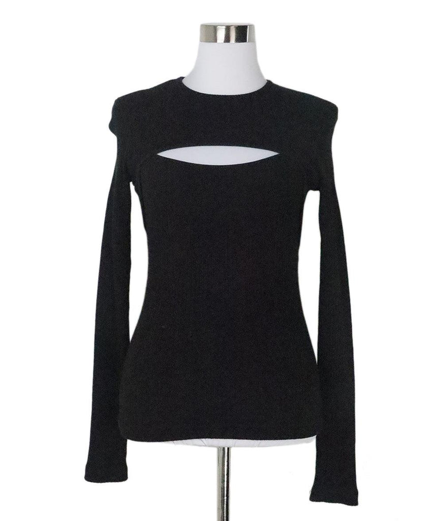 Agolde Black Cutout Sweater 