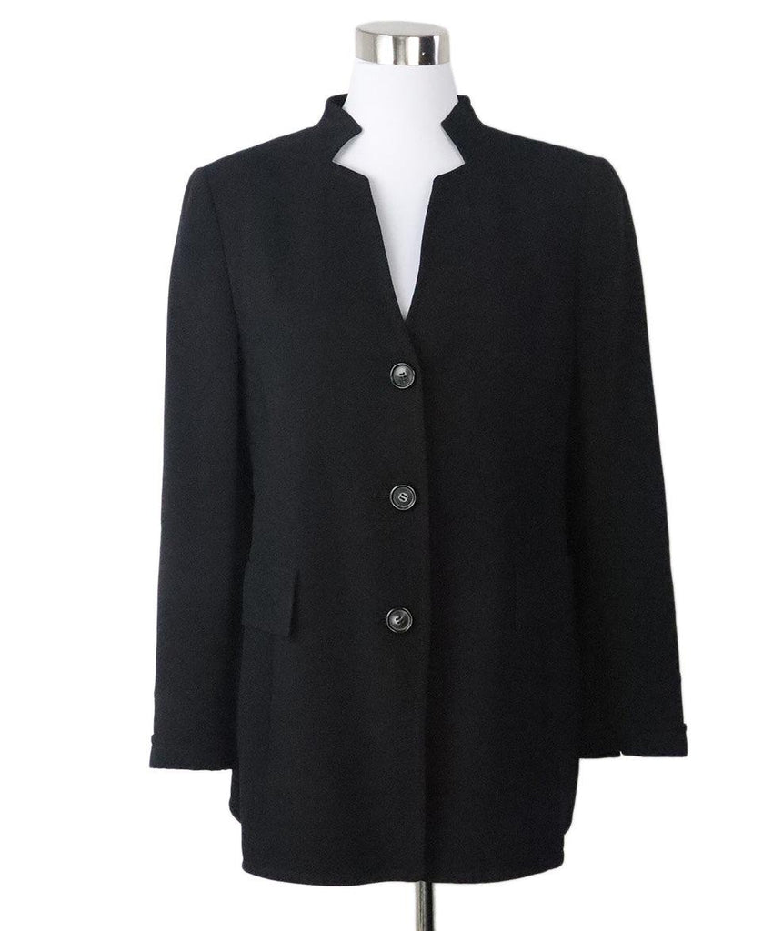 Akris Black Wool Jacket 