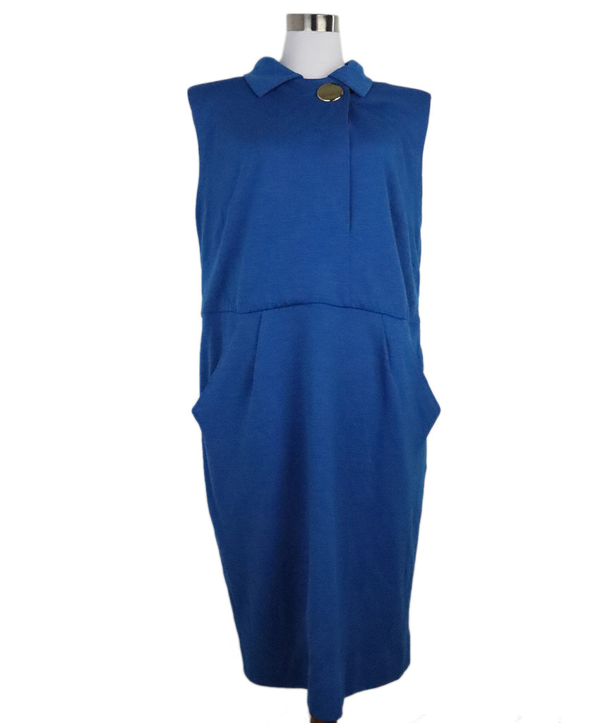 Akris Blue Wool Dress 