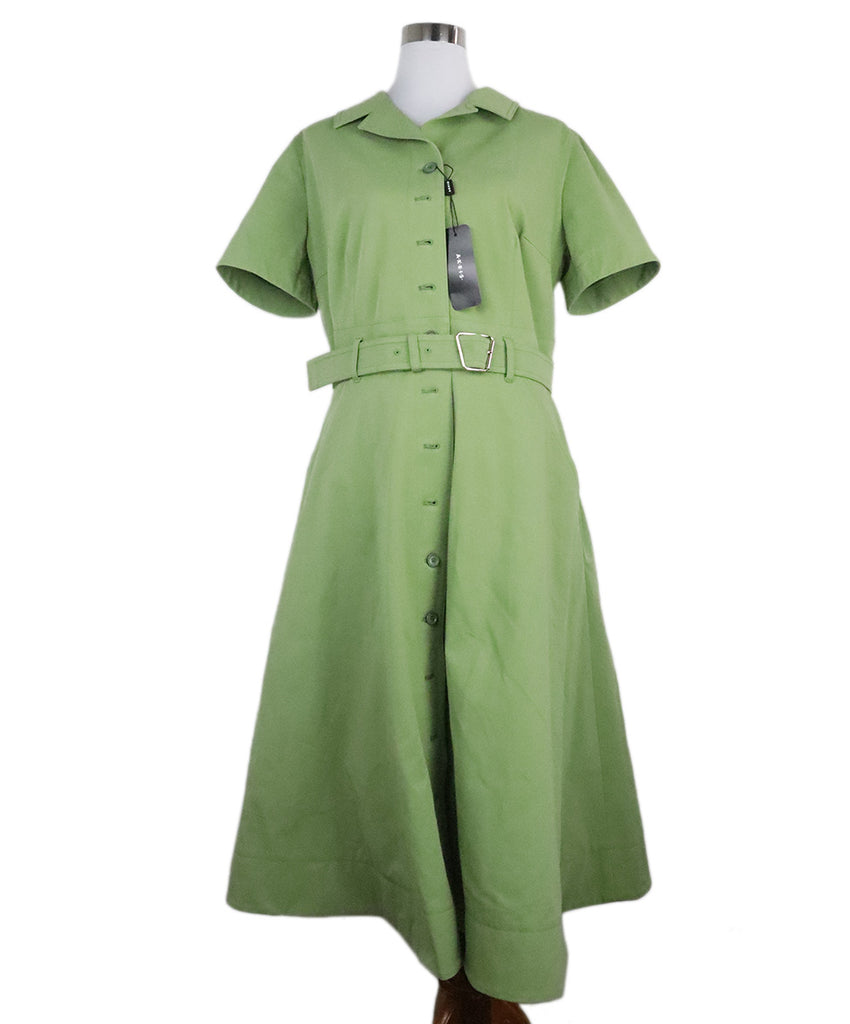 Akris Green Cotton Dress 