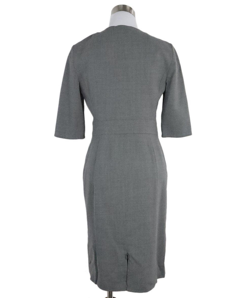 Akris Grey Wool Dress sz 6 - Michael's Consignment NYC