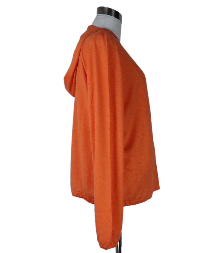 Akris Orange Cashmere Hoodie Set 1