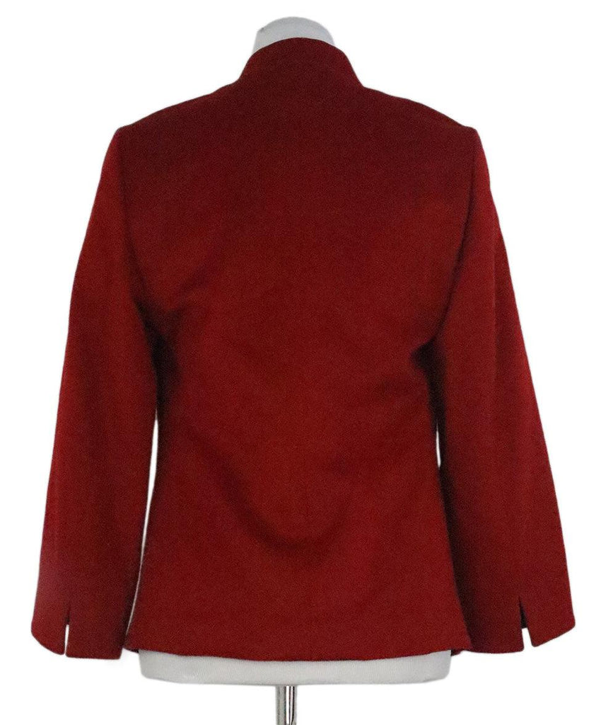 Akris Punto Red Wool Jacket sz 12 - Michael's Consignment NYC