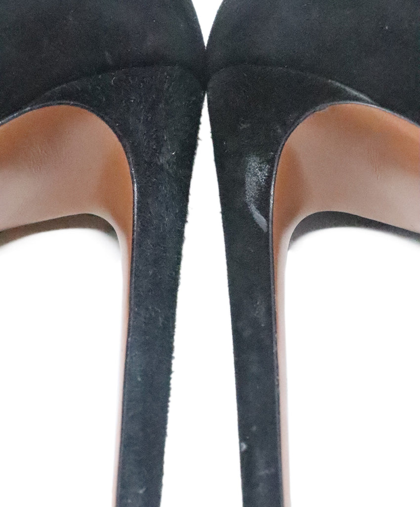 Alaia Black Suede Heels 7