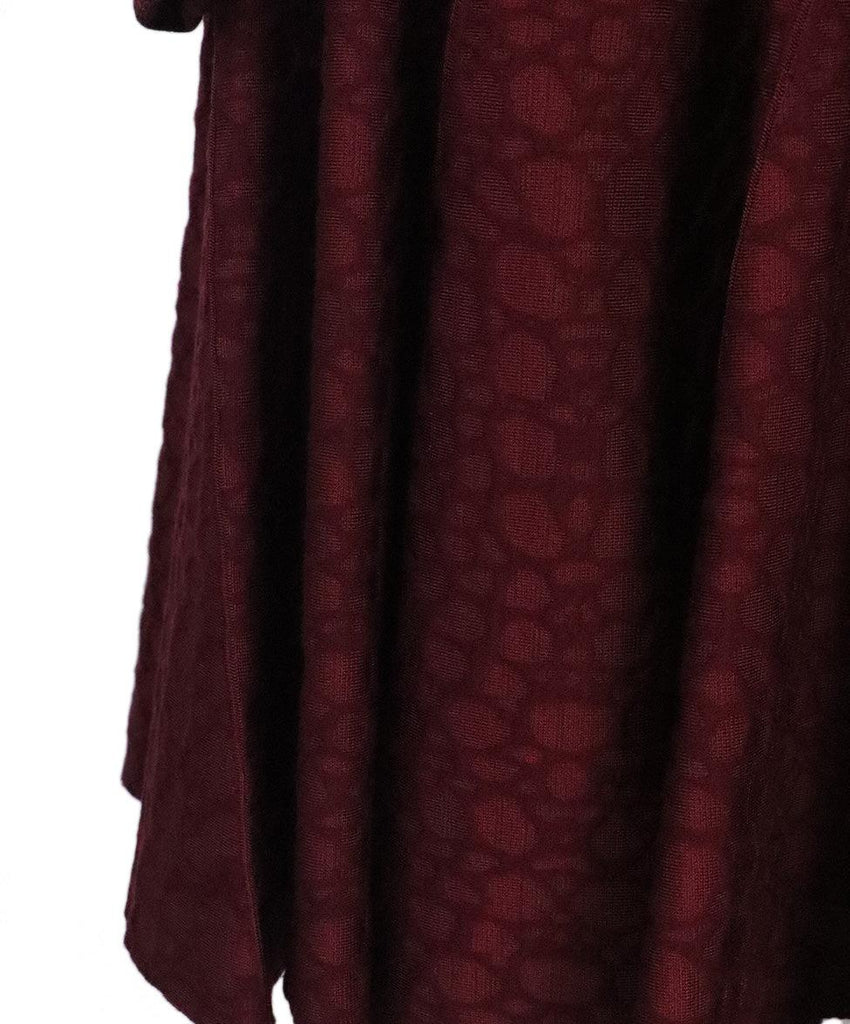 Alaia Burgundy Wool Dress sz 6 - Michael's Consignment NYC