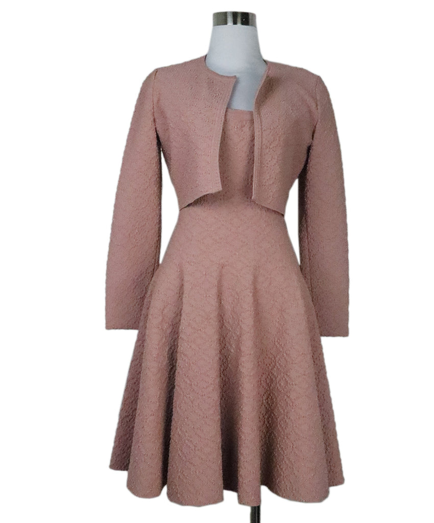 Alaia Mauve & Gold Textured Dress Set 1