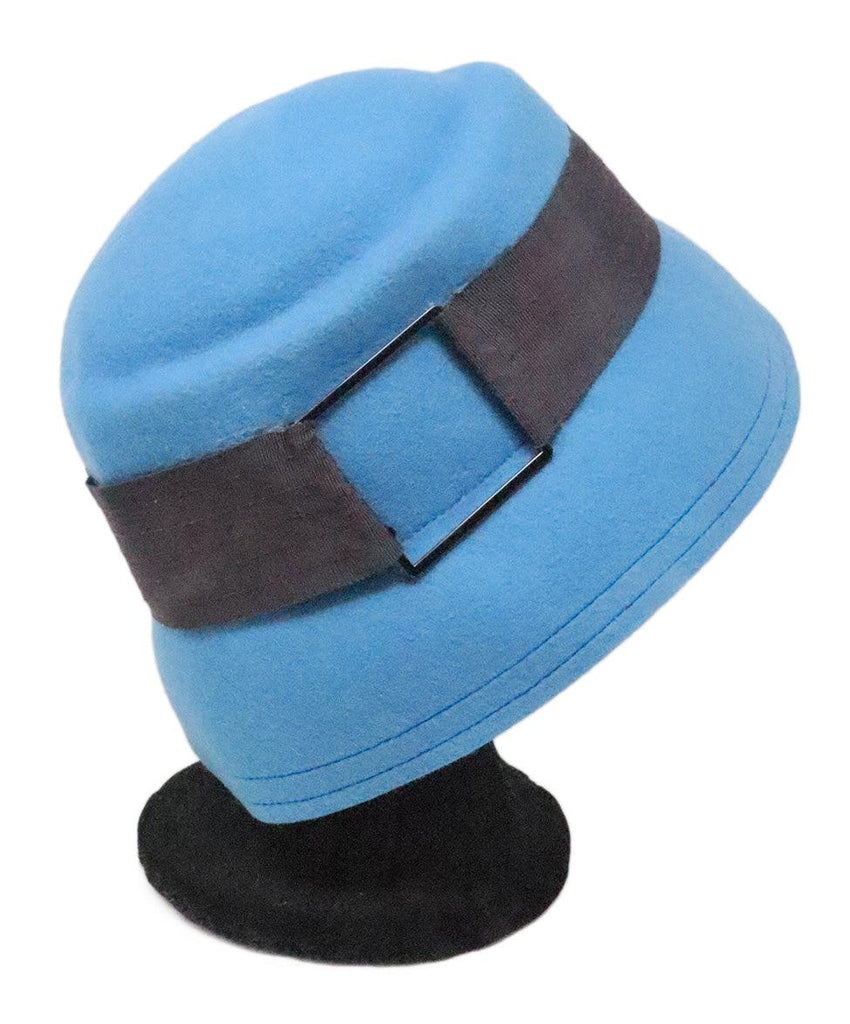 Albertus Swanepoel Blue Felt Hat - Michael's Consignment NYC