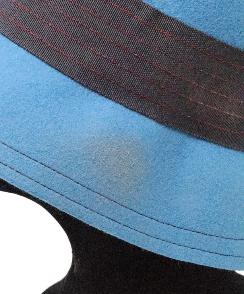 Albertus Swanepoel Blue Felt Hat - Michael's Consignment NYC