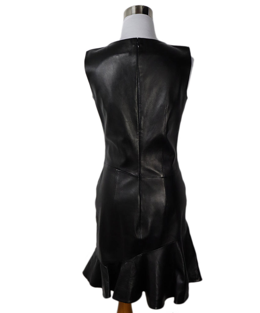 Alexander McQueen Black Leather Dress 2