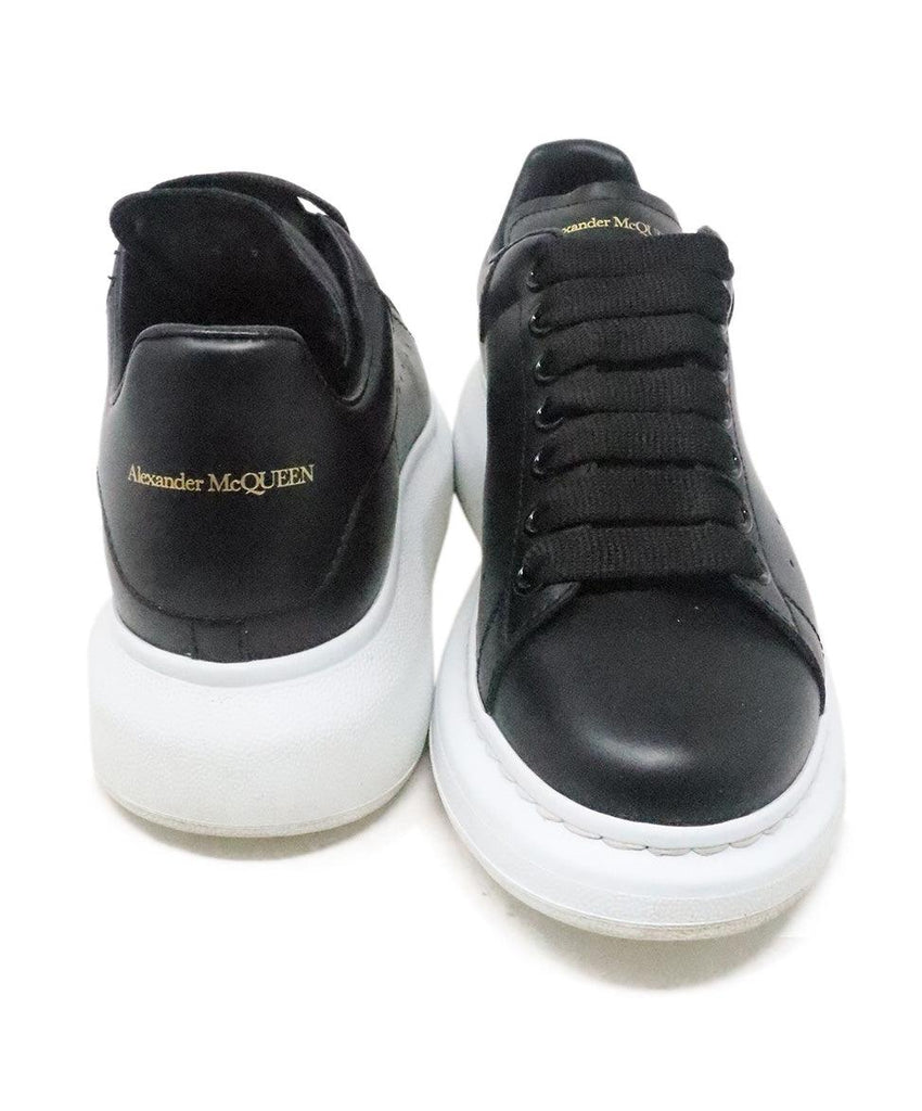 Alexander McQueen Black Leather Sneakers 2