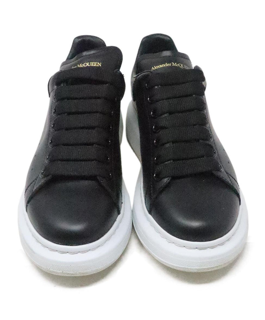 Alexander McQueen Black Leather Sneakers 3