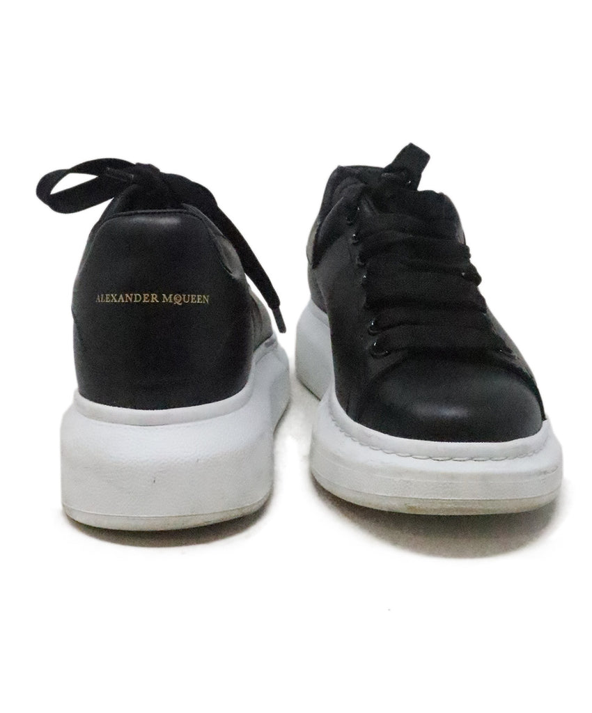 Alexander McQueen Black Leather Sneakers 2