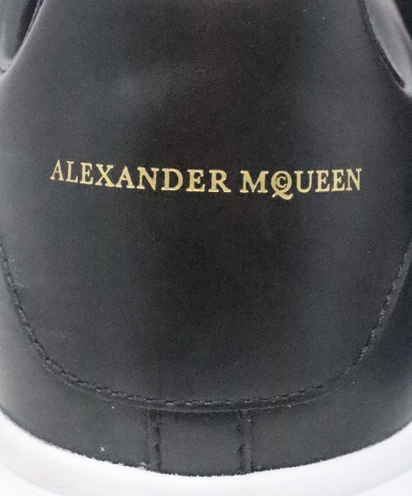 Alexander McQueen Black Leather Sneakers 5