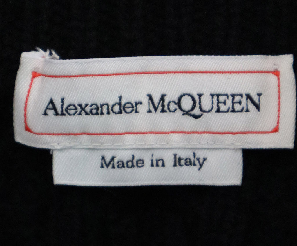 Alexander McQueen Black Wool Cardigan 3