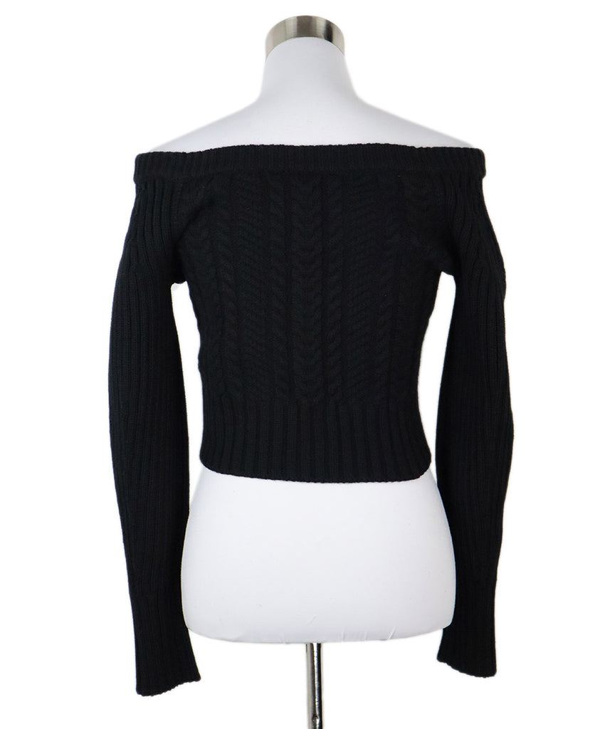 Alexander McQueen Black Wool Cardigan 2