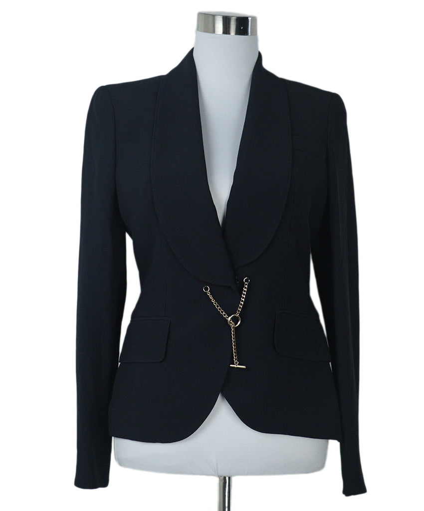 Alexander McQueen Navy Blazer 