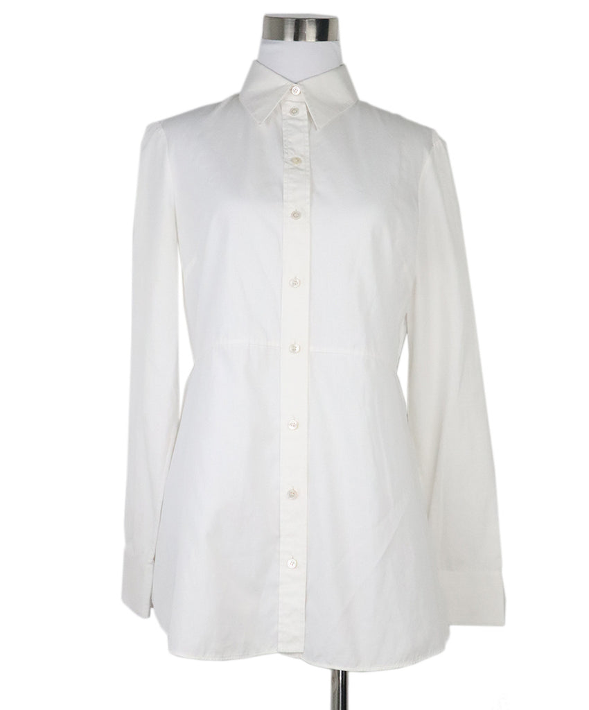 Alexander McQueen White Cotton Shirt 