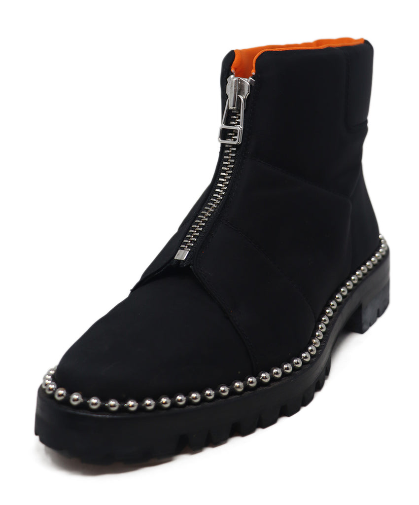 Alexander Wang Black Nylon Booties 