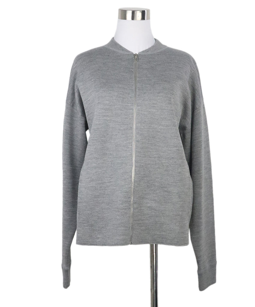 Alexander Wang Grey Wool Cardigan 