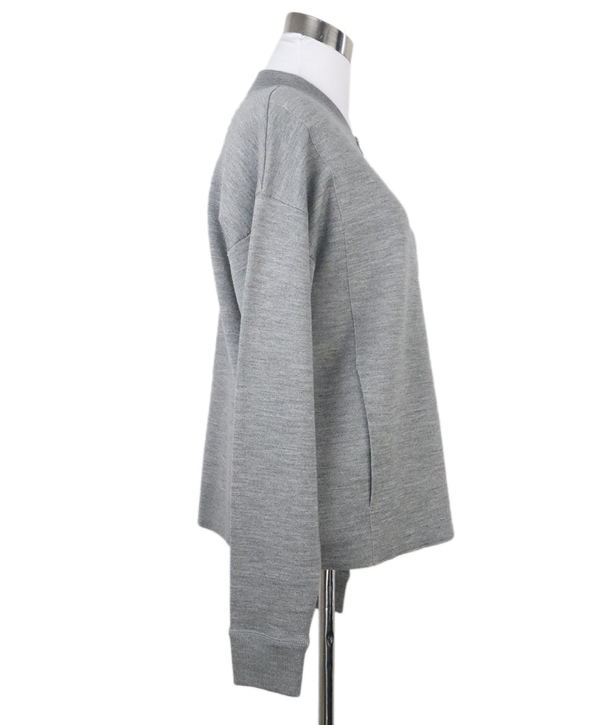 Alexander Wang Grey Wool Cardigan 1