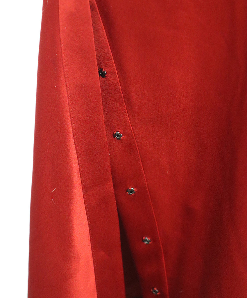 Alexander Wang Red Silk Skirt 5