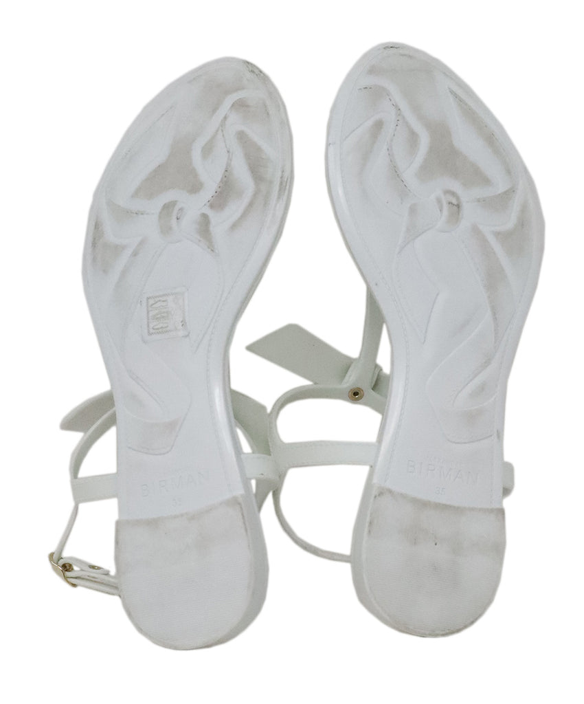 Alexandre Birman White Rubber Sandals 4