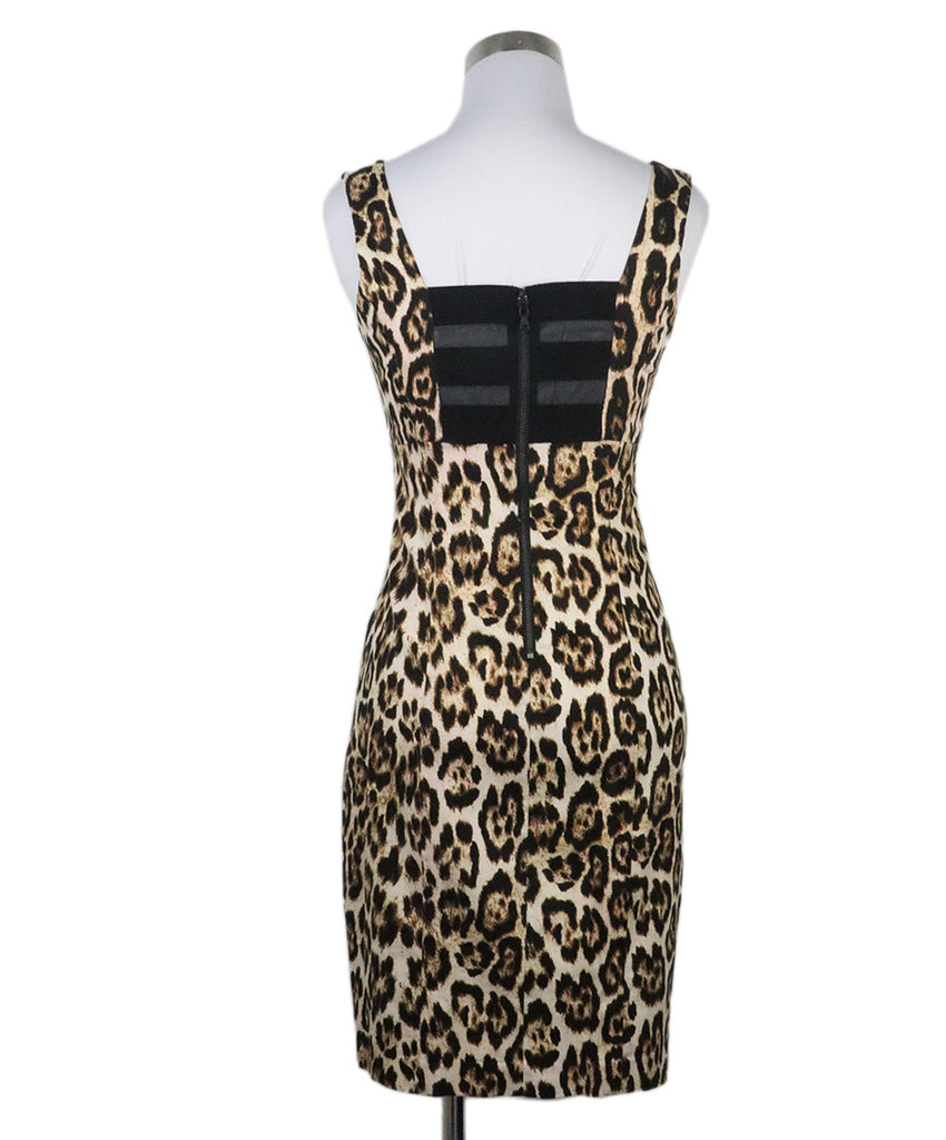 Alice + Olivia Brown Animal Print Dress 2