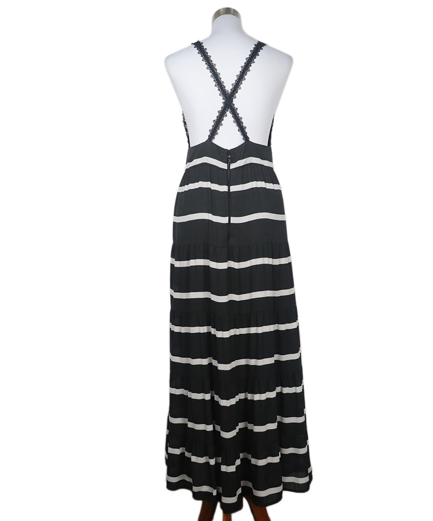 Alice + Olivia Brown & White Maxi Dress 2