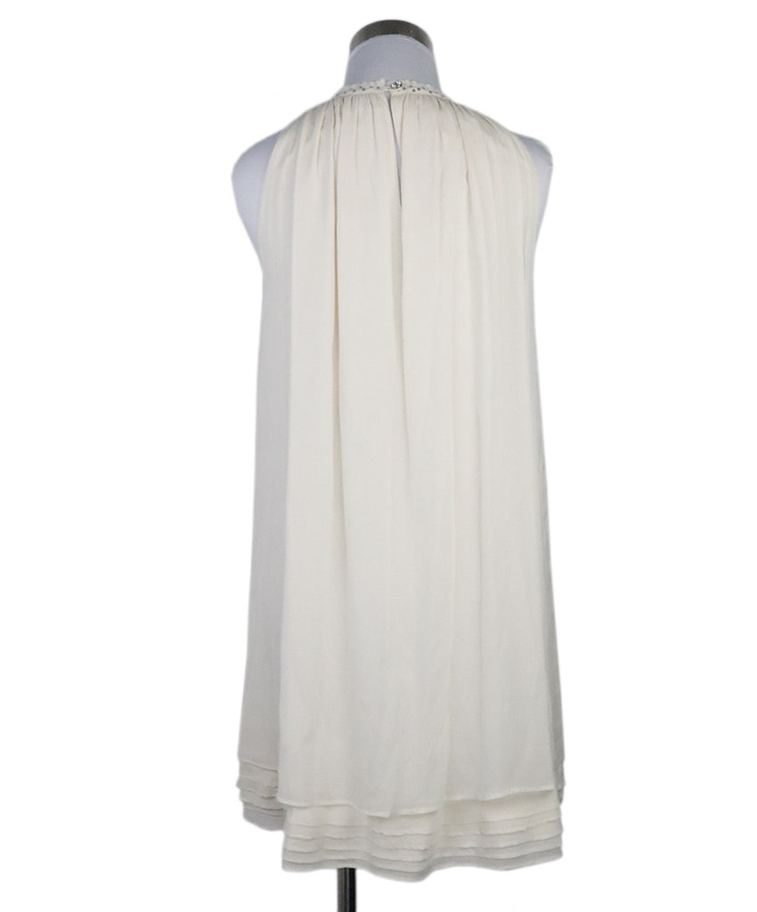 Alice + Olivia Ivory Silk Rhinestone Dress 2