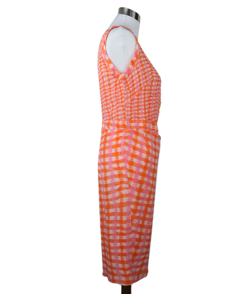 Altuzarra Orange & Pink Print Dress 1