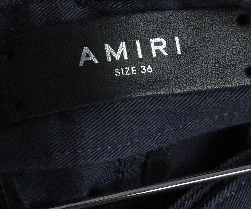 Amiri Navy Cotton Pants sz 0 - Michael's Consignment NYC