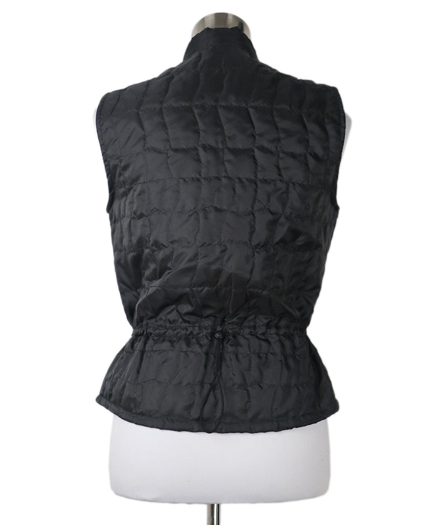 Anne Fontaine Vest Black Guilted Nylon 2