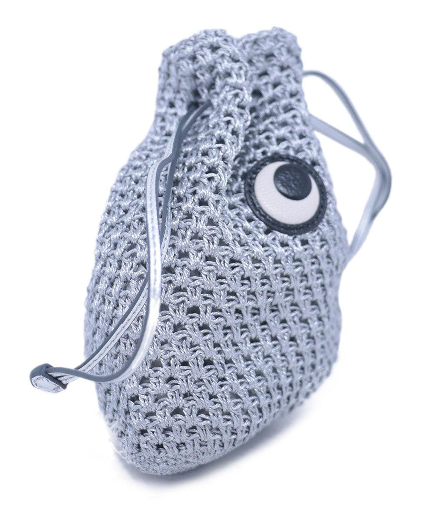 Anya Hindmarch Silver Woven Bag 1