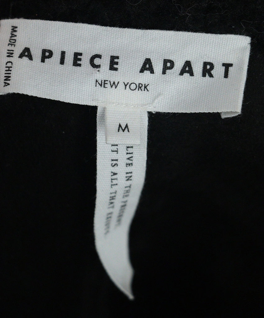 Apiece Apart Black Shearling Vest 3