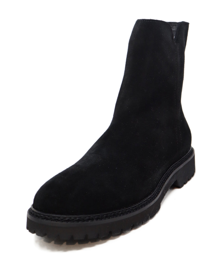 Aquatalia Black Suede Booties 