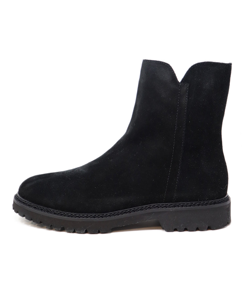 Aquatalia Black Suede Booties 1