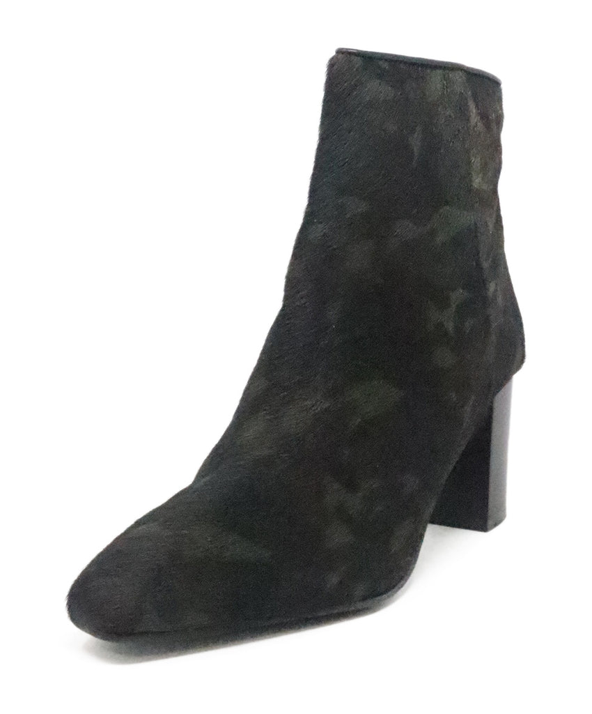 Aquatalia Green Camouflage Fur Booties 