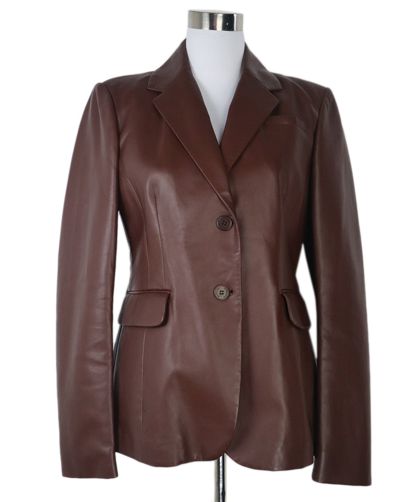 Altuzarra Brown Leather Jacket 