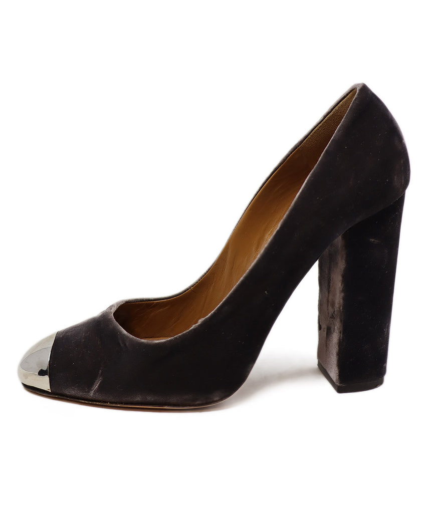 Aquazzura Brown Velvet Heels 1