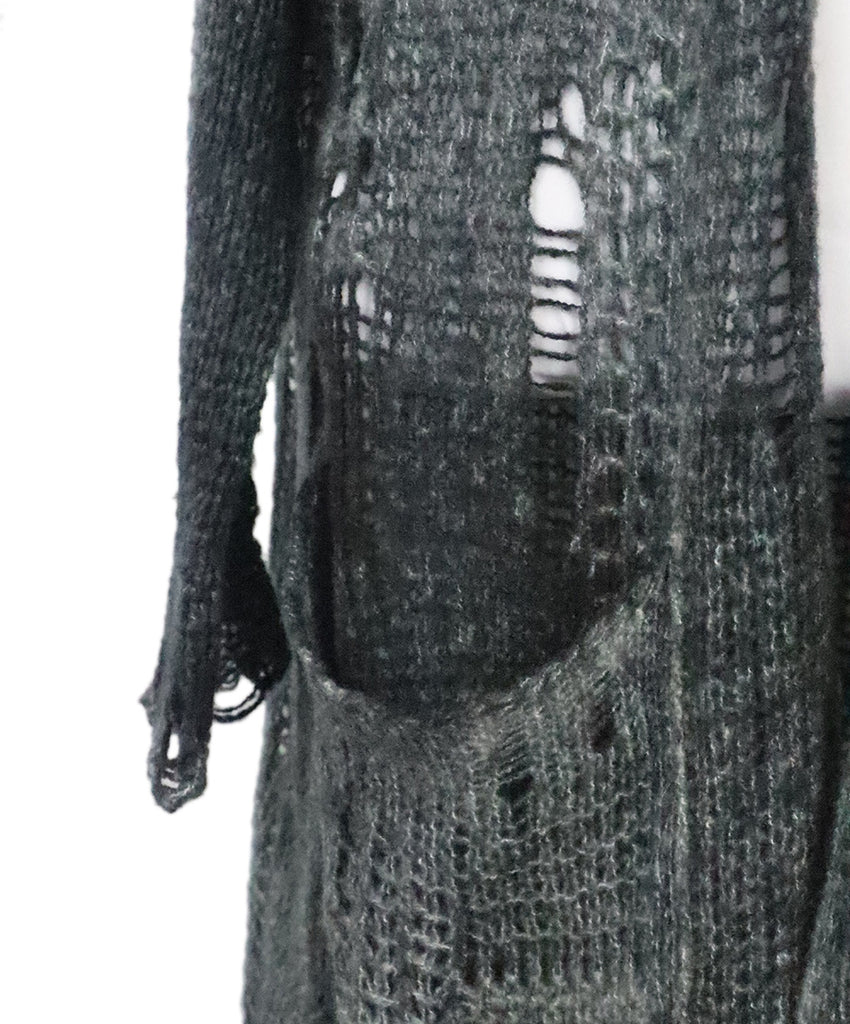 Avant Toi Grey Cashmere & Silk Cardigan 5