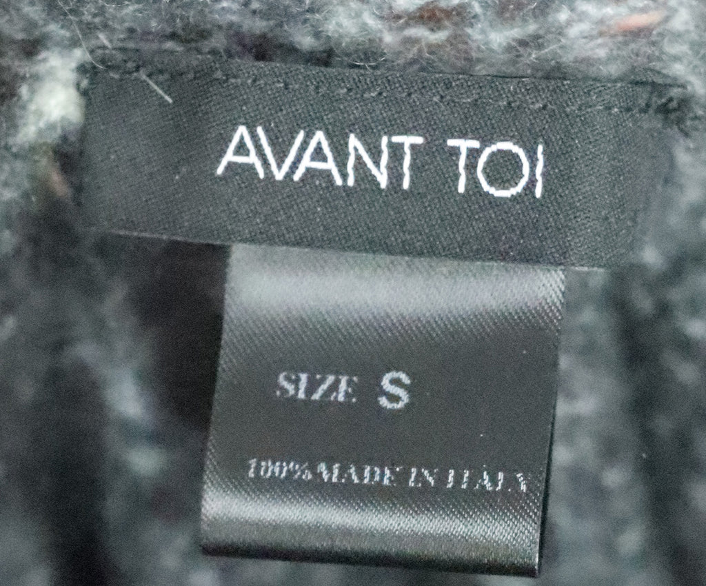 Avant Toi Grey Cashmere & Silk Cardigan 3