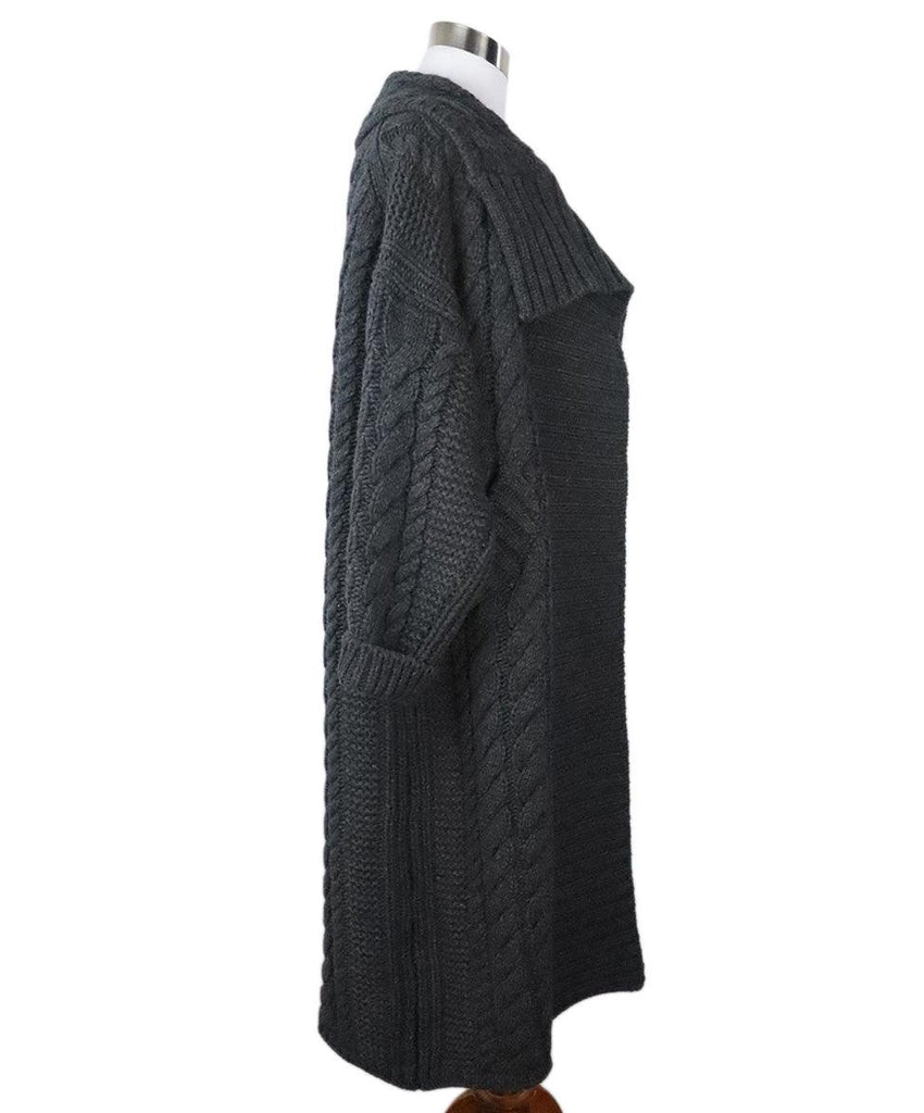 Ba&sh Charcoal Grey Knit Jacket 1