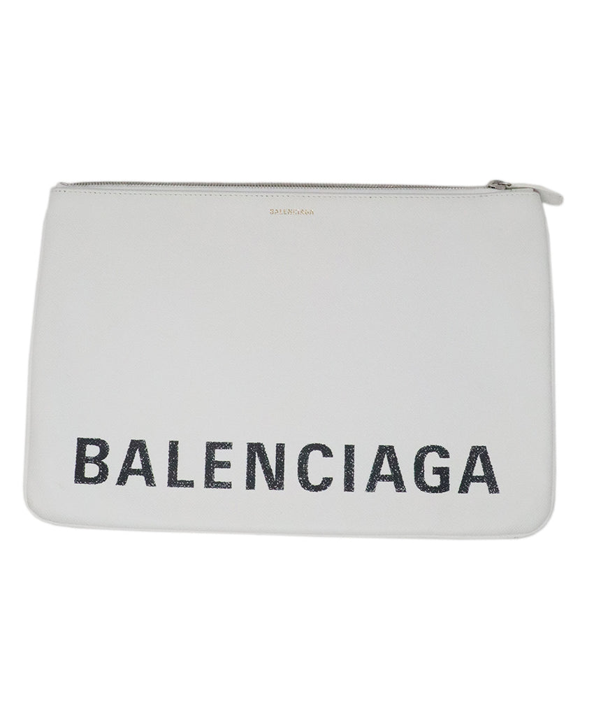 Balenciaga White Leather Handbag 1