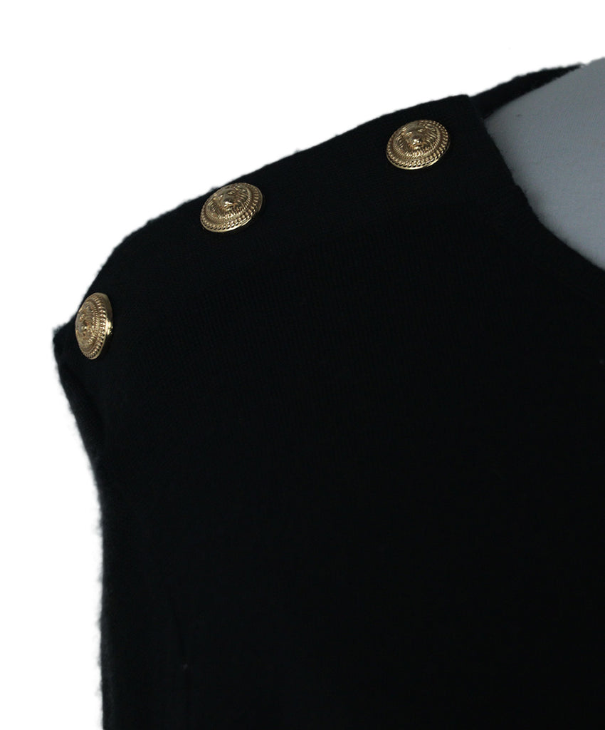 Balmain Black Cashmere Sweater 5