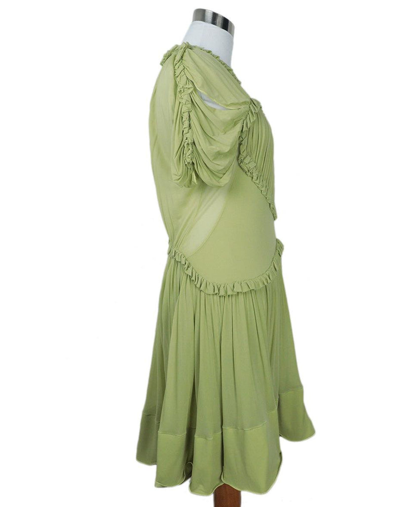 Beckham Green Pleated Dress 1