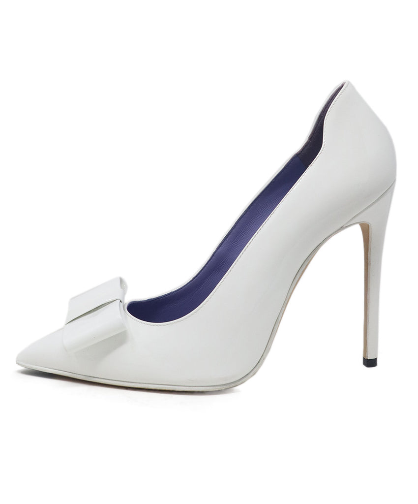 Beckham White Patent Leather Heels 1