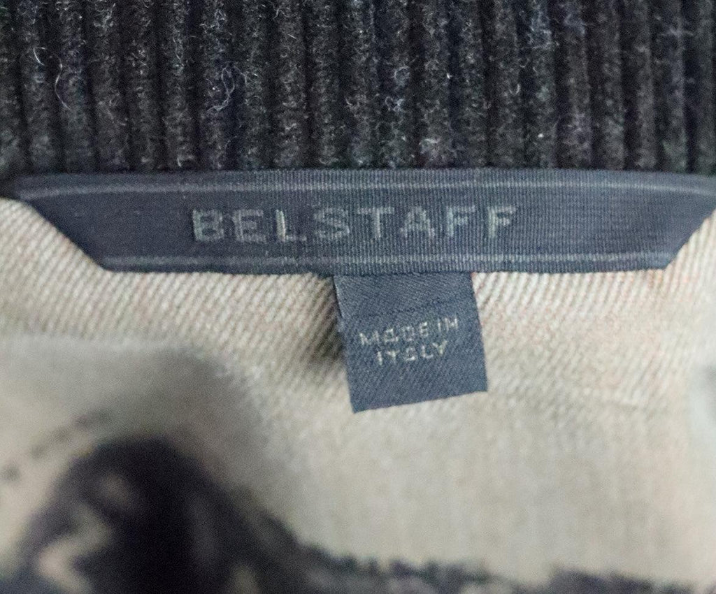 Belstaff Black Coated Cotton Coat 3