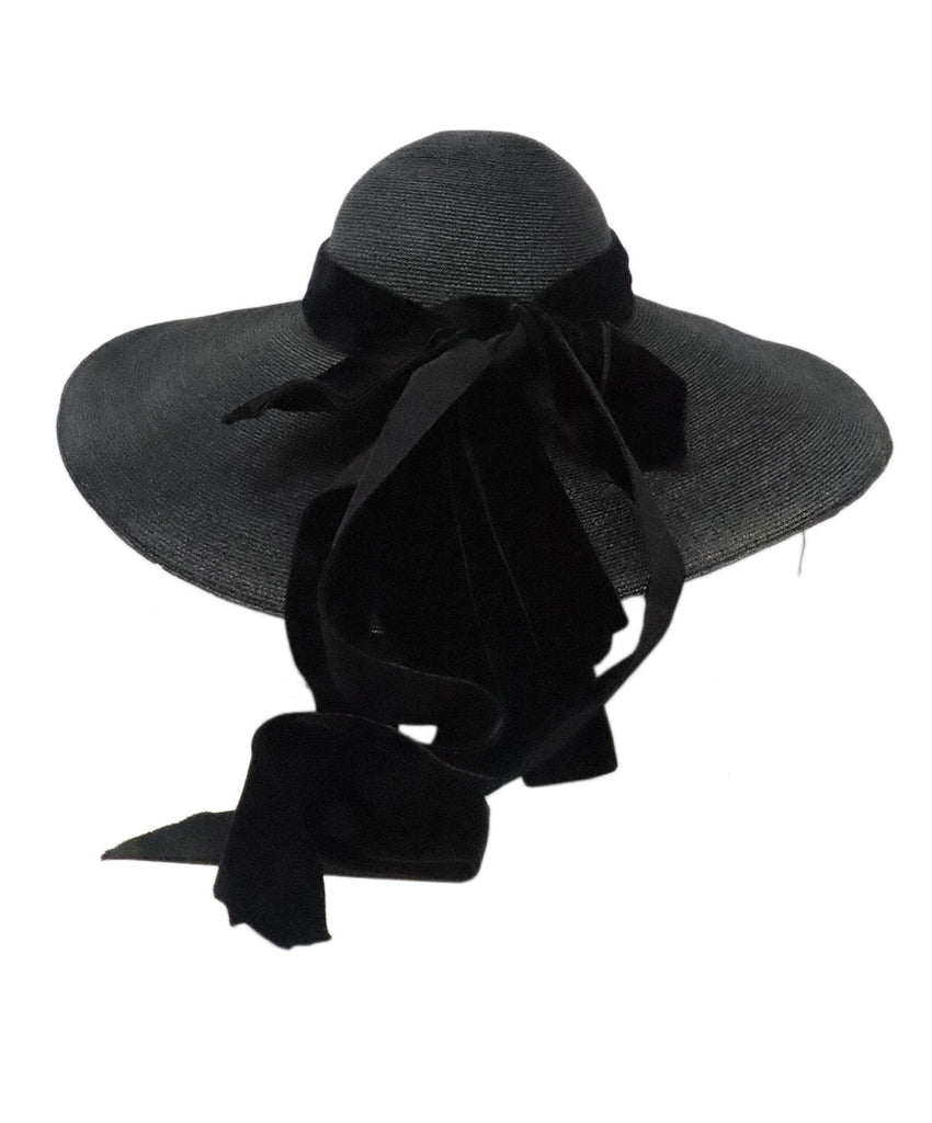 Black Raffia Hat 3